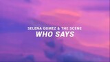 Selena Gomez - Who Says (Full Lyrics)
