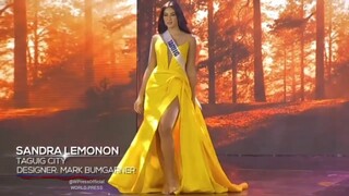 Sandra Lemonon - Miss Universe Philippines 2020 - Swimsuit and Evening Gown Preliminary Competition