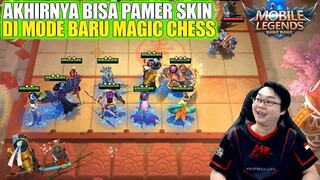 AUTO PAMER SKIN EPIC DAN LEGEND DI MODE BARU MAGIC CHESS! MUSUHNYA AUTO KETAKUTAN! MOBILE LEGENDS