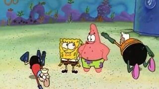 SpongeBob menjadi orang jahat, dan Aquaman menyerang bersama-sama, tapi dia memperlakukannya sebagai