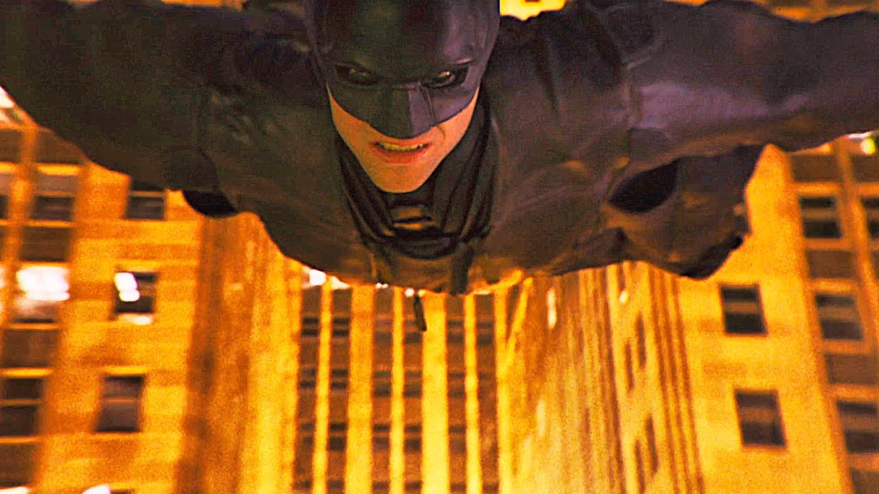 The Batman / Rooftop Jump Scene (Police Station Escape) | Movie CLIP 4K -  Bilibili