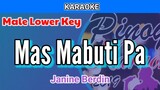 Mas Mabuti Pa by Janine Berdin (Karaoke : Male Lower Key)