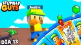 Sobreviviendo 30 Días con 1 GEMA en Stumble Guys - DÍA 13