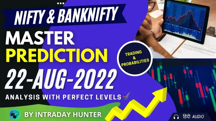 Nifty & Banknifty Pre-Market Analysis for 22 Aug 2022 By Intraday Hunter