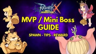 MVP/Mini Boss Guide - Ragnarok X: Next Generation