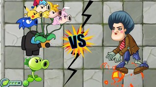 Plants VS Zombies Cary Teacher + Huggy Wuggy + Mix Zombie Plant + Squidgame Animation