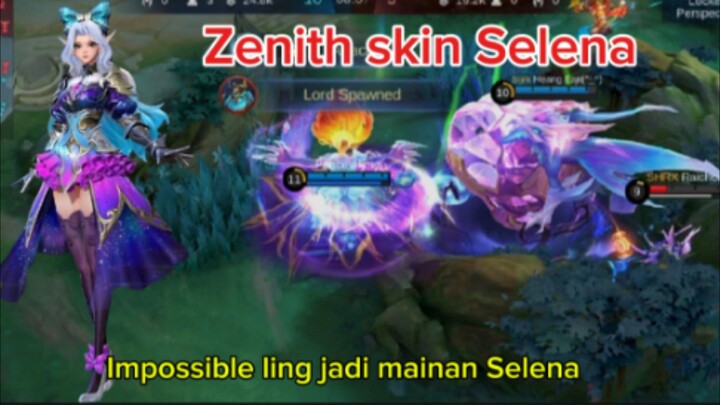 akhirnya punya skin Zenith selena😍 saatnya bantai²🔥🔥