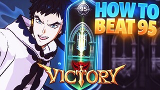 HOW TO BEAT HALL OF ILLUSIONS *FLOOR 95* VS KIATO! | Black Clover Mobile