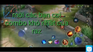 Combo khó nhất của raz trong như thế nào  #AOV