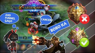 HOW TO ESCAPE LEGEND TO MYTHIC | CARRY CANCER TEAMATES | ASHCAYLLE