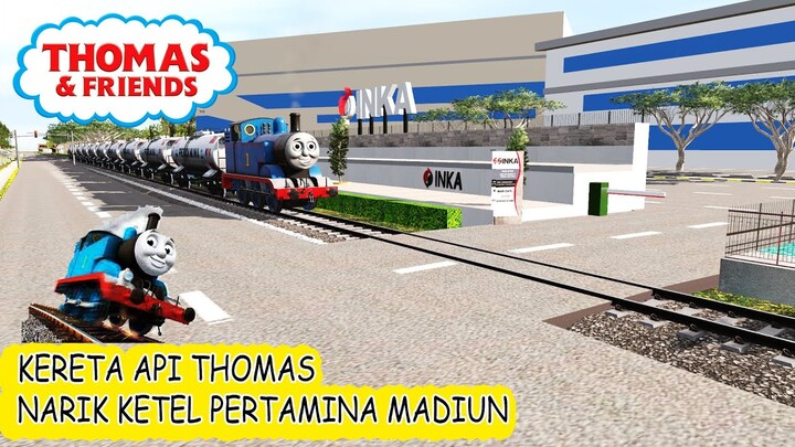 KERETA THOMAS INDONESIA NARIK KETEL PERTAMINA MADIUN | TRAINZ SIMULATOR INDONESIA
