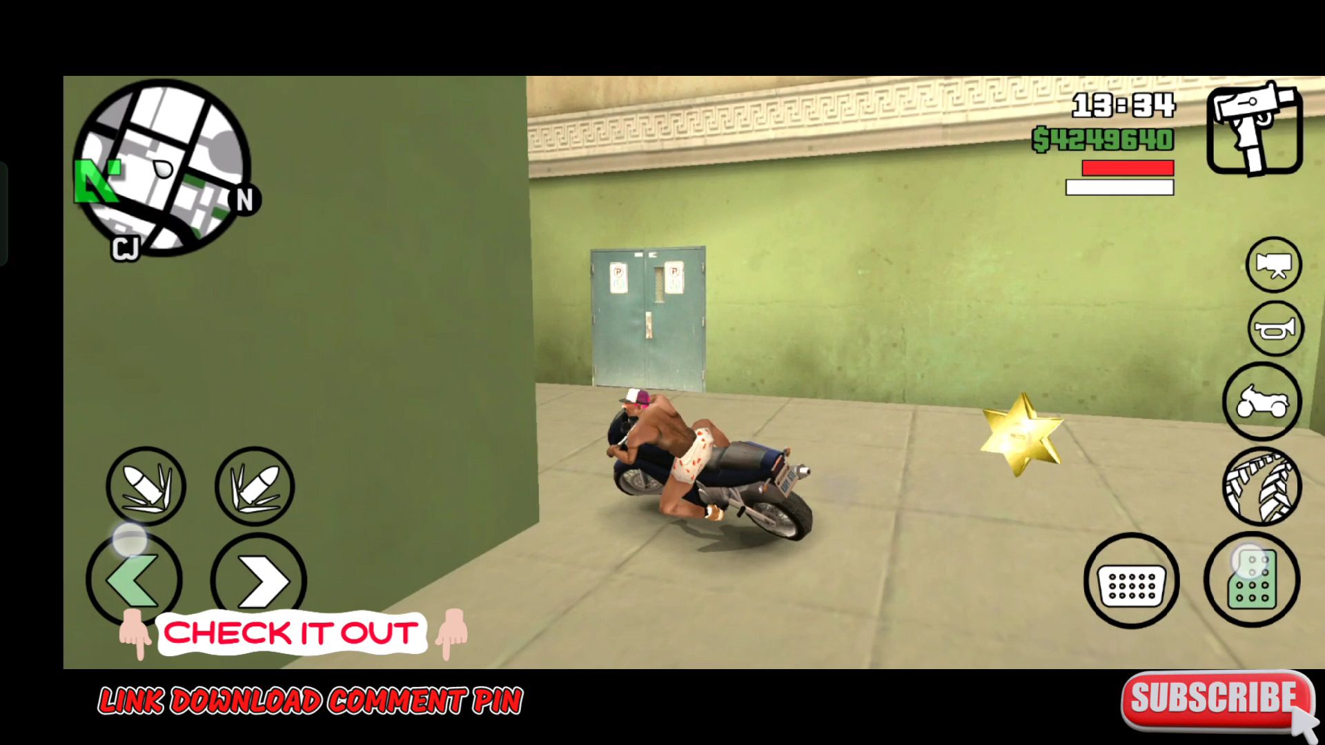 GTA San Andreas Mobile Version, 200Mb Only, With Cheats