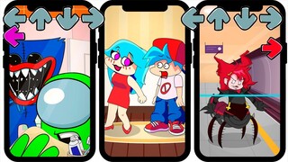 TikTok Stories: Mini Crewmate vs FNF Characters | Among Us Animation