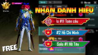 Cách Nhận Danh Hiệu Theo Khu Vực Pubg Mobile | Danh Hiệu Mới Pubg Mobile | Xuyen Do