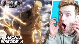 THE ARMORED AND COLOSSAL TITAN'S IDENTITIES REVEALED! Attack on Titan Ep.6 (Season 2) REACTION