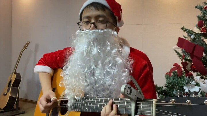 "Jingle bells" enthusiasts, happy Christmas Eve ~ fingerstyle pure enjoyment version