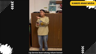 Lip service Buat Tukang Rekam