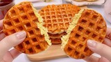 【Emiko Ffujio Food Series】🧇Gypsum Waffle🧇Clay cracking french waffle . วาฟเฟิลฝรั่งเศส
