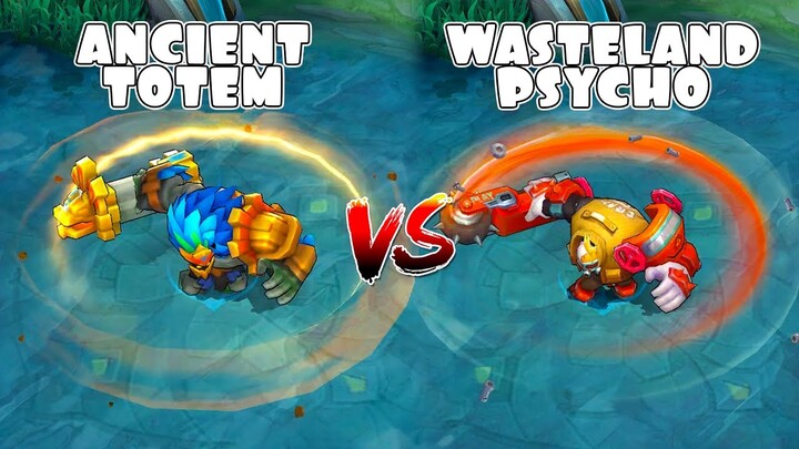 Grock Wasteland Psycho VS Ancient Totem Skin Comparison