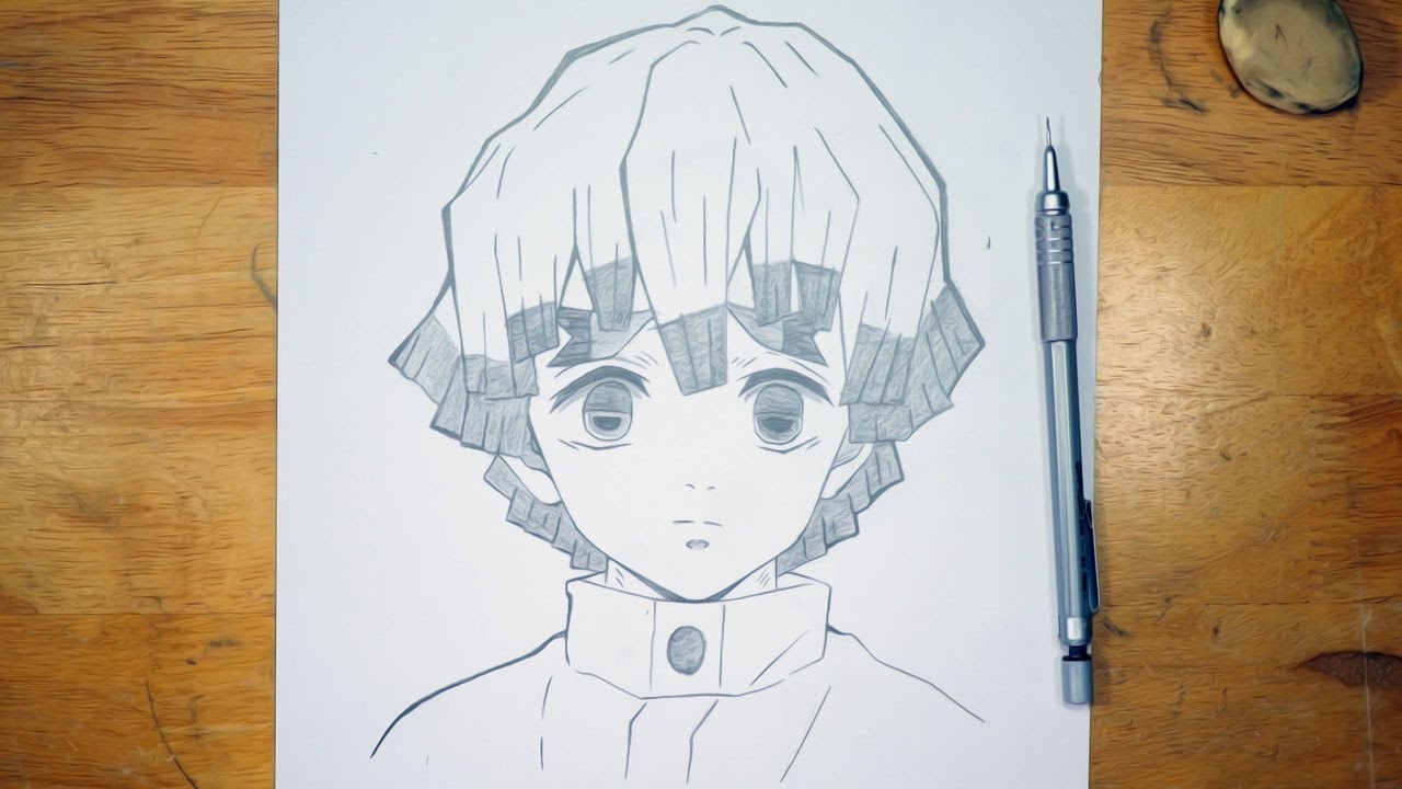 DRAWING ZENITSU KIMETSU NO YAIBA TUTORIAL STEP BY STEP WITH PENCIL   Học vẽ Agatsuma Zenitsu  YouTube  Bản vẽ Anime Học vẽ