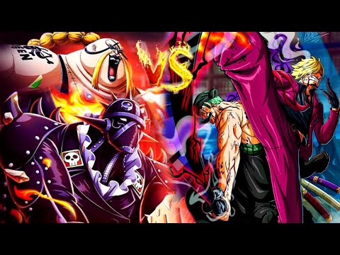 Zoro Sanji vs King Queen One piece 1022 colored by zorokenpachii