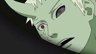 Naruto dan Minato beradu tinju Naruto mengalahkan Obito dengan Rasengan