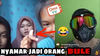 prank nyamar jadi orang bule , ketemu bocil epep di Ome TV - Ome TV | Prank Indonesia