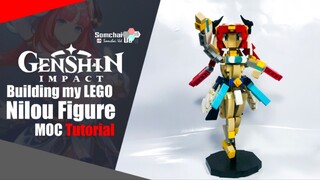 LEGO Genshin Impact Nilou Figure MOC Tutorial | Somchai Ud