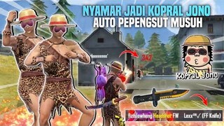 BARBAR PAKE SET KOPRAL JONO RAJA PRANK GLOBAL 🗿 GUA PEPENGSUT PALA MUSUH 😂 - FREE FIRE INDONESIA