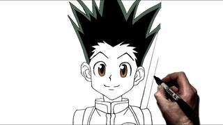 How to Draw Gon Freeccs | Step By Step | Hunter X Hunter