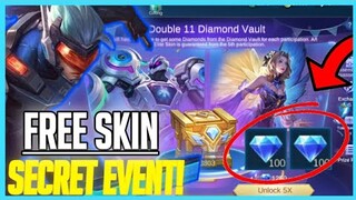 DOUBLE DIAMOND VAULT EVENT!! GET FREE SKINS & DIAMONDS!! NOV 2020 - Mobile Legends