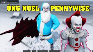 GTA 5 - Ông già noel phiên bản chú hề ma quái Pennywise xuất hiện | GHTG