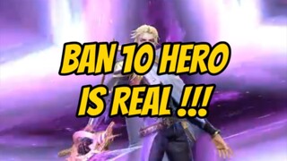 Ban 10 Hero IS real, gimana menurut kalian ? #mlbbinfo #ban10hero #Bestofbest #Bstationmlbb