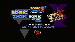 Sonic Dash Replay Sept 28th (1080p)