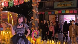欢乐谷录舞真的很社死！！！人多还不好拍，今天高跟鞋都要走起火了