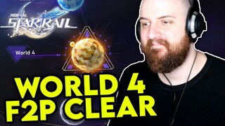 World 4 Simulated Universe 4 STAR ONLY E0 100% F2P Clear Honkai Star Rail