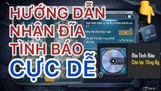 Hướng Dẫn Nhận Đĩa Tình Báo - PUBG Mobile