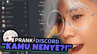 PRANK "KAMU NANYA??" KE VOICE CHANNEL 1 SERVER DISCORD