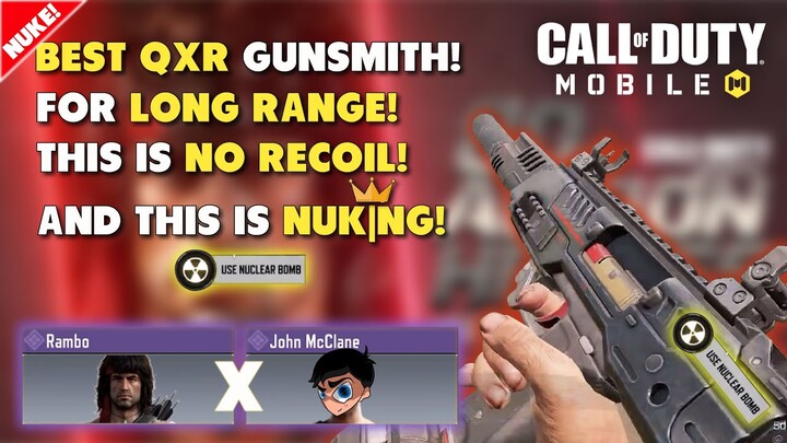 BEST QXR GUNSMITH! x RAMBO x DIE HARD x NUKE! ANAK AYAH GAMEPLAY | CODM 80's Action Heroes
