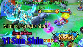 New Skin || Yi Sun-Shin "Fleet Warden" || Mobile Legends : Bang Bang