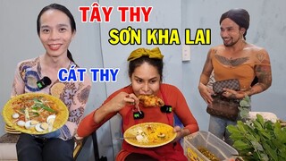 Tây Thy tặng hoa DIVA Cát Thy, Sơn Kha Lai tấu hài - Ẩm thực Cha Rồng bánh tráng trộn