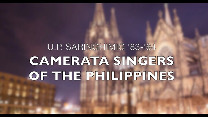 U.P. SARINGHIMIG '83 | Camerata Singers of the Philippines | GLORIA | Ryan Cayabyab