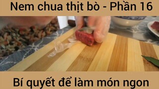 Bí quyết để làm món Nem chua thịt bò #16