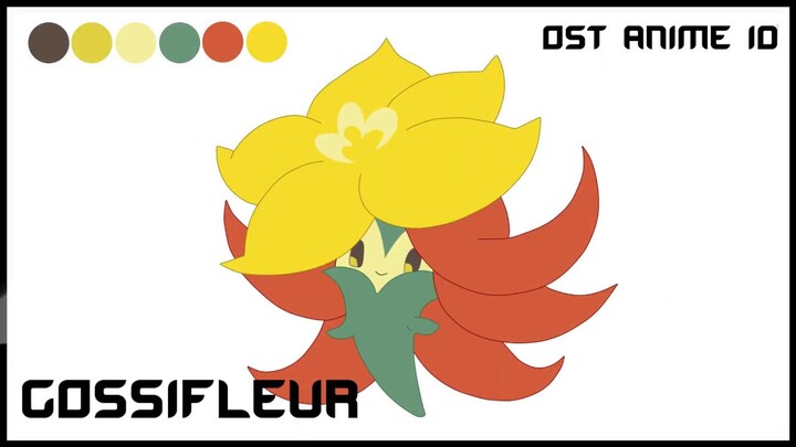 Drawing Gossifleur - Pokemon (Menggambar Pokemon) by OST ANIME ID