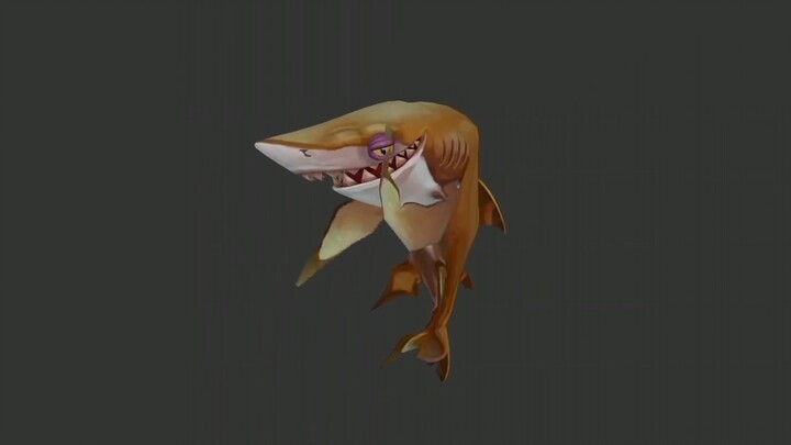 [Hungry Shark/MMD]Cá chuối to nhưng cá mập đói