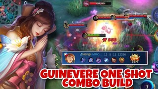 GUINEVERE ONE SHOT COMBO BUILD | SAKURA WISHES | MOBILE LEGENDS