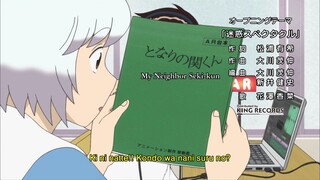 tonari no seki-kun eng sub 14th period LUNCH