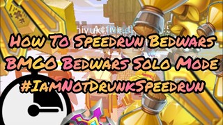 Speedrunning BMGO Solo Bedwars + Tips & Tricks [1:53sec]