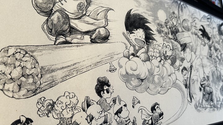 Dragon Ball Scrolls in Progress