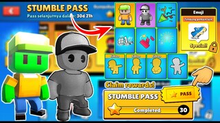 BORONG STUMBLE PASS TERBARU DI JANUARI 2023! ADA 2 SKIN TERBARU DAN EMOTE BARU - Stumble Guys